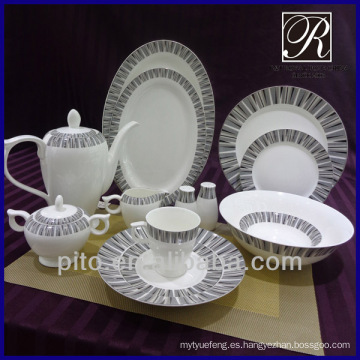 Vajilla de porcelana de venta caliente PITO